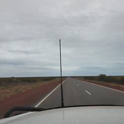 Straight roads, featureless landscape