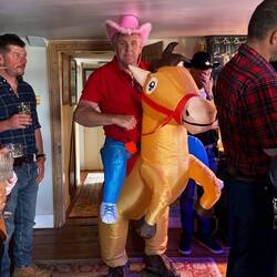 Nick's fancy dress costume