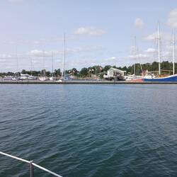 Marina Oxelösund vom Wasser