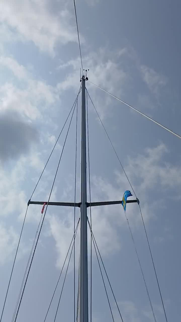 Motort gegen den Wind