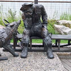 Ein müder und desilusionierter Goldsucher