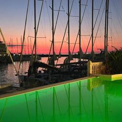 Blick aus der Pizzeria