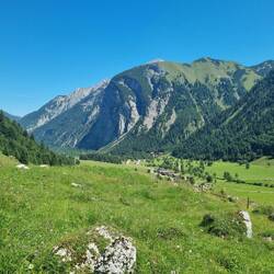 Blick zurück zur Eng Alm