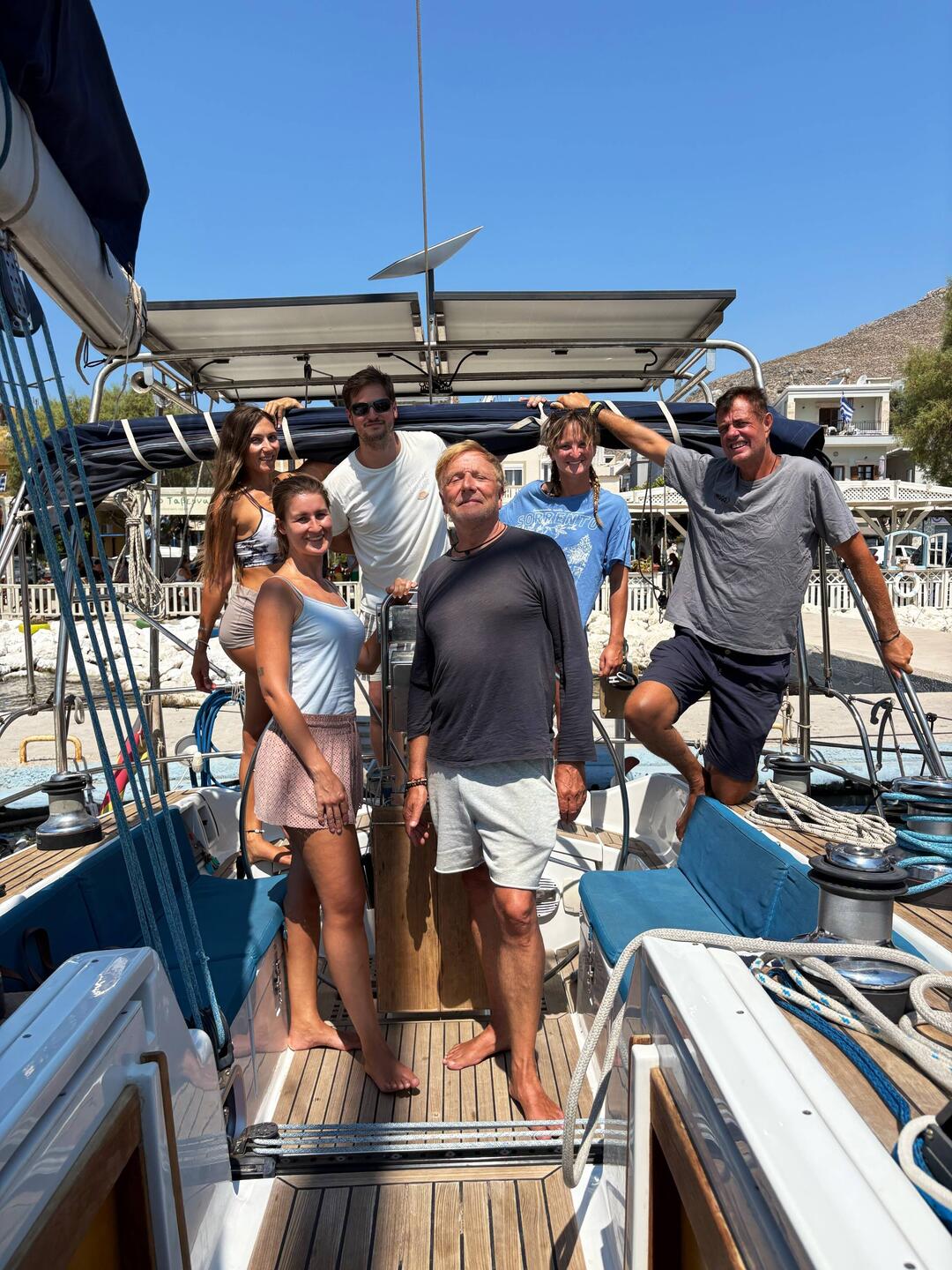 Gruppenfoto: Segelcrew ⛵️