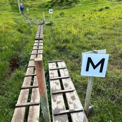 Haltebucht für Menschen