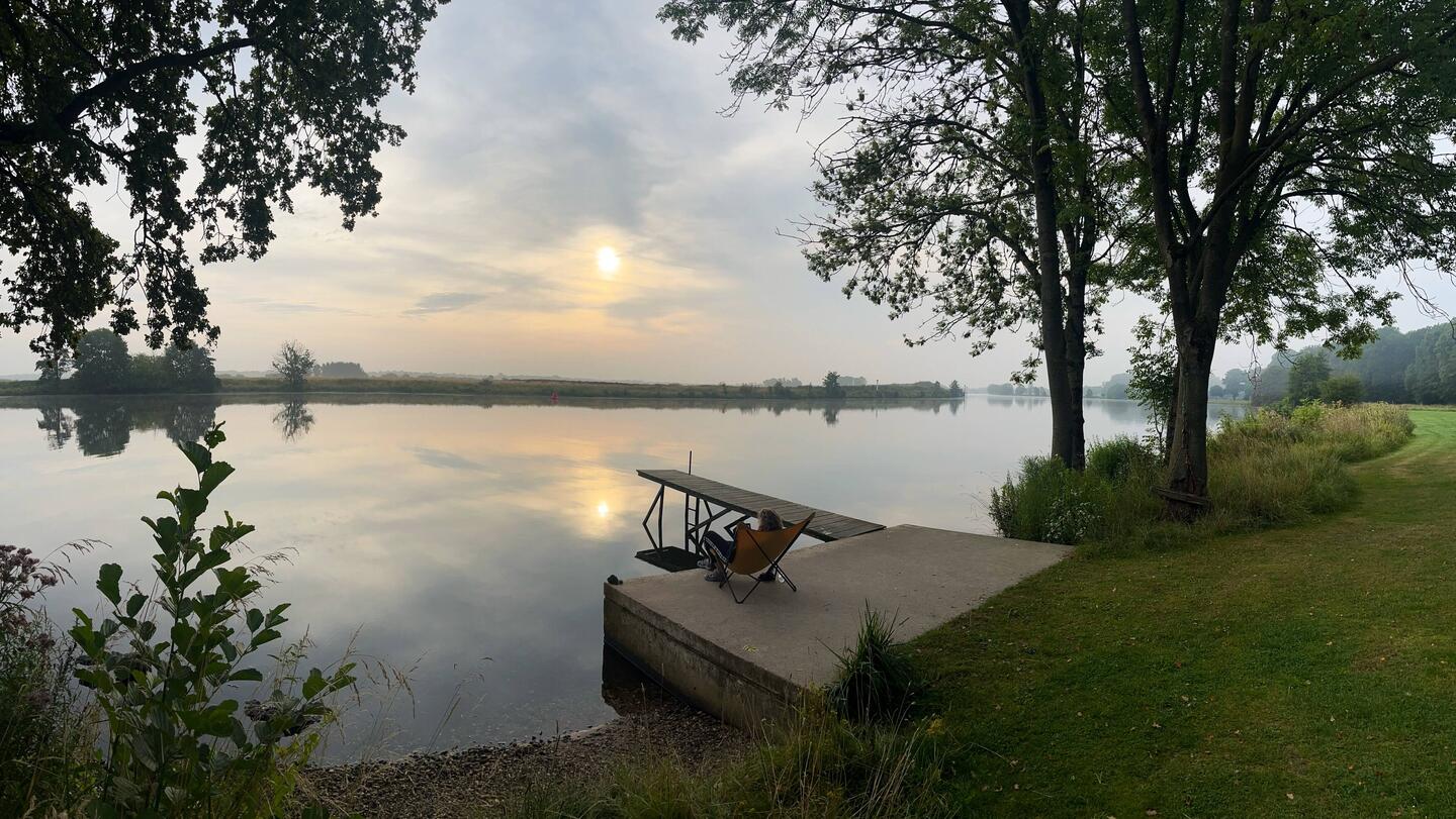 Le naturkamperen au petit matin