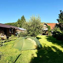 mein heutiger Zeltplatz