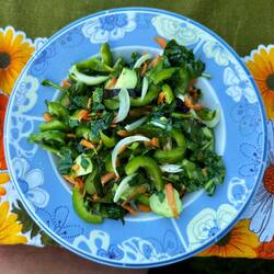 Alle Zutaten stammen aus dem hauseigenen Garten. 😋