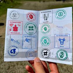 An manchen Orten ist es echt schwierig, an die Stempel für den Wanderpass zu gelangen.