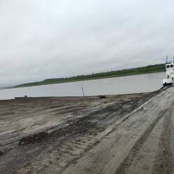 Runter von der Fähre...