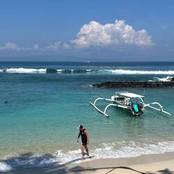 Pandan Beach, Candidasa. Pic by Kendra.