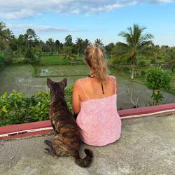 Enjoying the sunset 🥰🐶