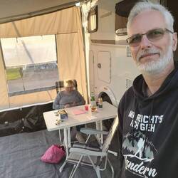 Erster Abend draußen