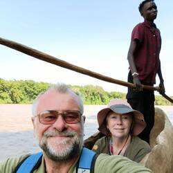Crossing the Omo River by Canoe