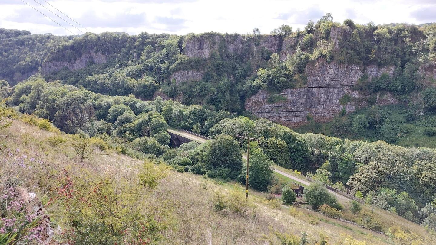 View down to Wyedale from the Chee Dale ascent
