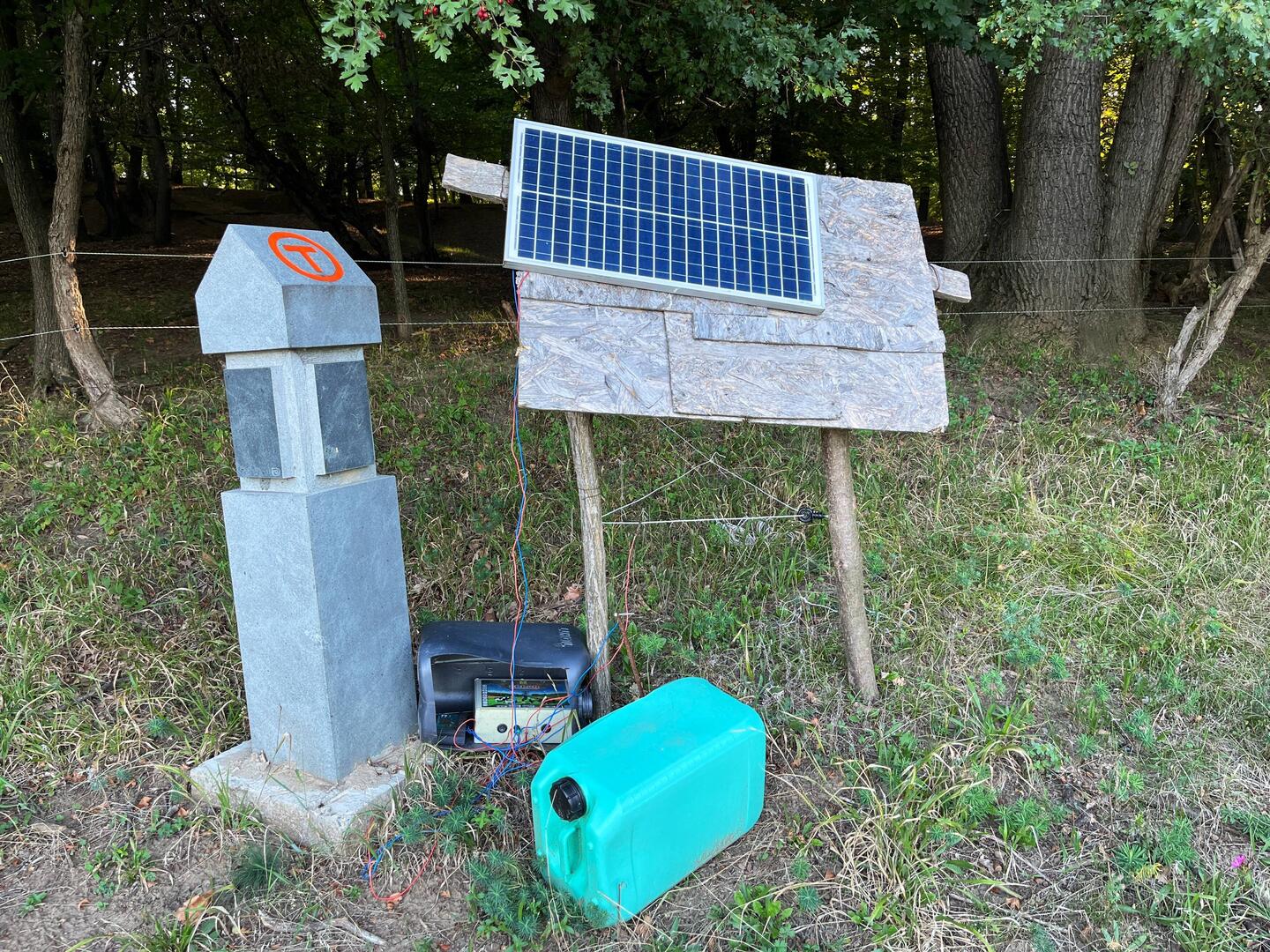 Versorgung für den Elektrozaun