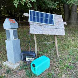 Versorgung für den Elektrozaun