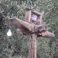 Das ist neue Kunst: Beleuchtung.