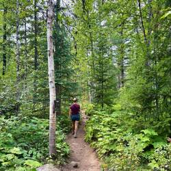 Pfad zu den „Moul Falls“