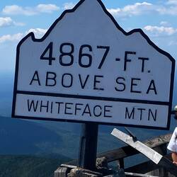 Ziel: whiteface summit; Nähe Lake Placid