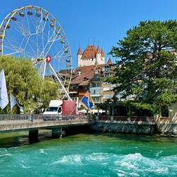 Ankunft in Thun