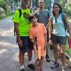 En las cascadas
