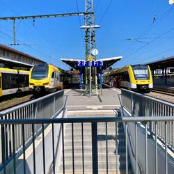 Pünktliche Ankunft in Aalen