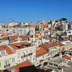Ausblick von unserer Hostel-Terasse 😍