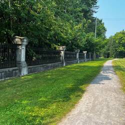 The fence around Rideau Hall