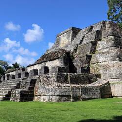 The main structure, the so-called "Temple of the Sun", Altun Ha.
