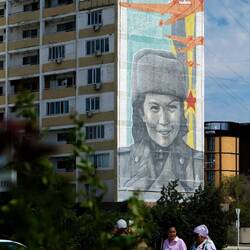 Murales per le eroine sovietiche