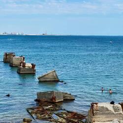 Rovine nel Mar Caspio