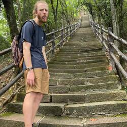 1.5hrs up these (and many more) steps