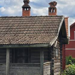 typische Schornsteinköpfe