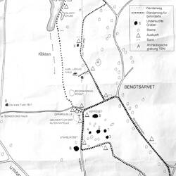 Karte des Kulturpfades