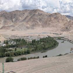 Blick von dort auf dem Indus