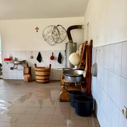 Hier wird der Schafskäse hergestellt.