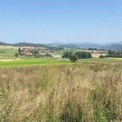 viel unspektakuläre Landschaft wird geboten
