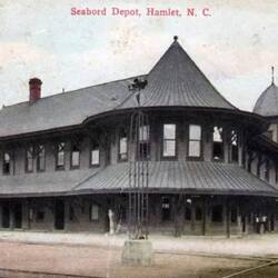 The Hamlet train station in its heyday