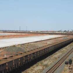 This (empty) iron ore train had at around 270 cars