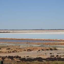 Salt evaporation ponds
