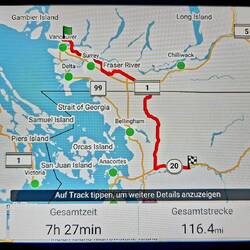Von Vancouver North nach USA