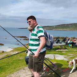 Angler an der Dog's Bay