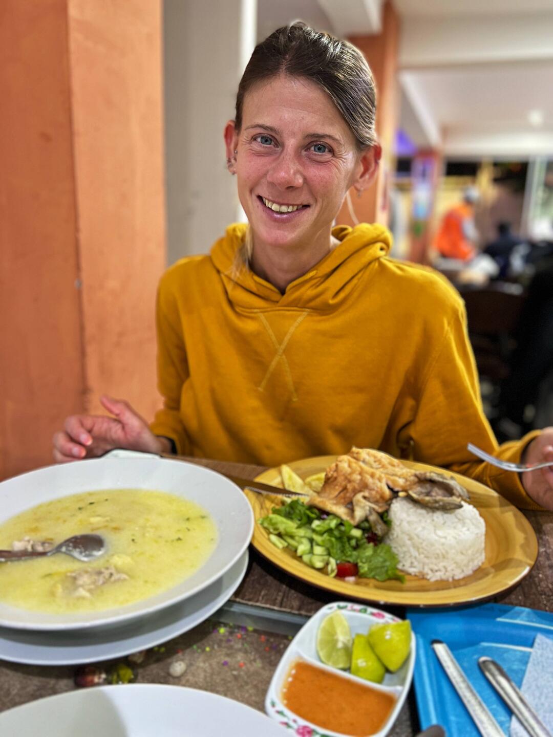 Abendessen in Agua Calientes