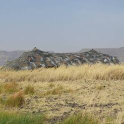 Unser Zelt vor dem Großen Grabenbruch