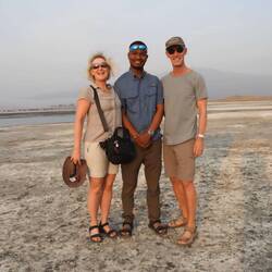 Mit unserem tollen Guide George, der super deutsch spricht