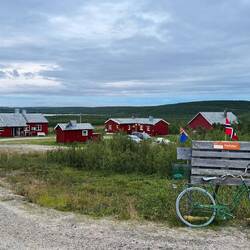 Sami-Siedlung im Nirgendwo.