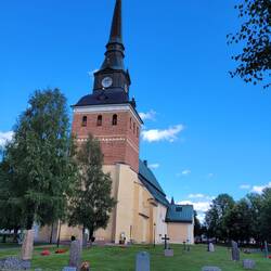 Turm der Kirche von Mora