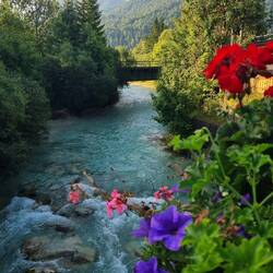 Die Isar entspringt oberhalb von Scharnitz.