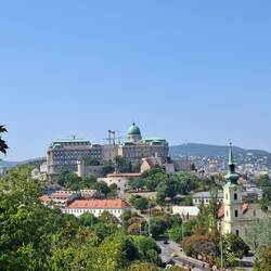 Palast vom Gellertberg aus.
